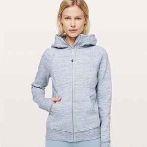 Lululemon Scuba Hoodie- Heathered Blue Space-dyed Nimbus